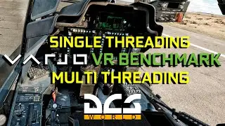 DCS WORLD | SINGLE Vs. MULTITHREADING | HEAVY LOAD MULTIPLAYER MISSION | VARJO AERO | 4K