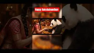 Rakshabandhan Video| Pinku panda 🐼#rakhi #shorts