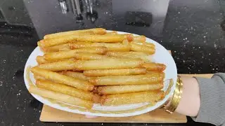جربي الطريقه دي 🤷 من غير فرن ولا سمنه ولا حتي تورقيه ⁉️👌 #تحليه_رمضانيه_سريعه_جديده