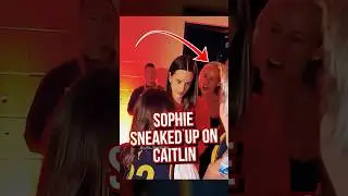 Chemistry is UNMATCHED 🤣 Caitlin X Sophie 😳 #shorts #wnba #caitlinclark
