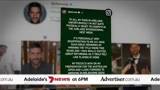 The Advertiser, 7NEWS Adelaide: Parafield plane crash, Novak pulls out Adelaide International