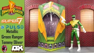 Super7 Deluxe Metallic GREEN RANGER Mighty Morphin Power Rangers MMPR Эксклюзивный обзор Hasbro Pulse