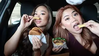 SHAKE SHACK MUKBANG - Shack Burger + Double Shack Burger + Fries