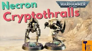 Necron Cryptothralls | Beginner Painting Warhammer 40k (Royal Court Miniatures)