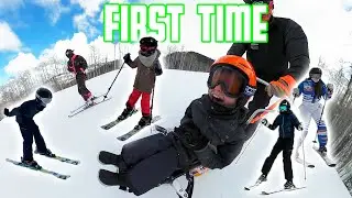 TEN YEAR OLD WITH CEREBRAL PALSY EXPERIENCES SKIING FOR THE FIRST TIME | TEARY MOMENT IN HIS LIFE