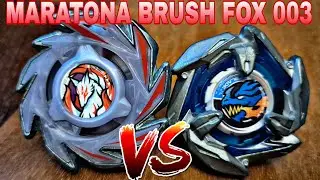 Brush Fox J9-70GR VS Dagger Dran 4-60R| Beyblade X Battle Maratona Brush Fox 003
