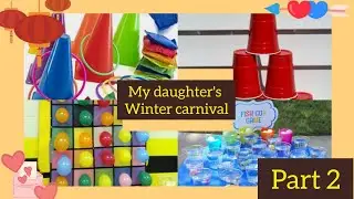 MY daughter's winter carnival ❣️ games part 2 #winterspecial #wintercarnival #youtubecreators #2023
