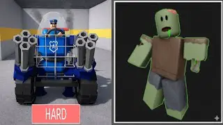 🚨 ESCAPING BARRY'S PRISON on HARD MODE with ZOMBIE POWER! (Roblox Obby)