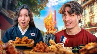 Je fais tester le poulet coréen en France à une Coréenne🍗🇫🇷