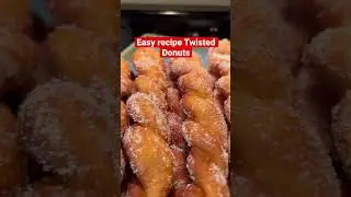 Easy Recipe Twisted Donuts #donuts #easyrecipe #food #snacks