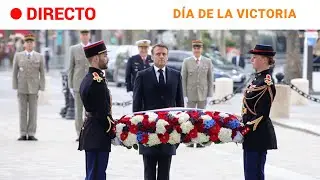 FRANCIA: MACRON preside el DESFILE del DÍA de la VICTORIA que puso fin a la 2GM | RTVE