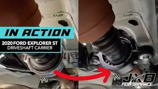 2020 Explorer ST Driveshaft Behavior Before/After Installing JXB Performance Driveshaft Carrier