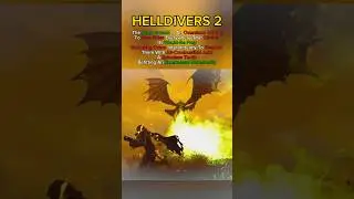 The Deadly Flying Bile Titan - Helldivers 2