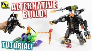LEGO JUSTICE LEAGUE 76097 ALTERNATIVE BUILD BATBUSTER MECH!
