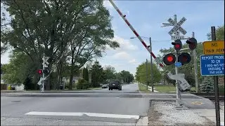 Railroad Crossing at Elm Street in Griffith Indiana