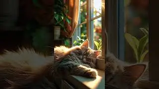 a dozing cat