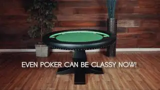 The Ginza LED Round Poker Table by BBO Poker Tables