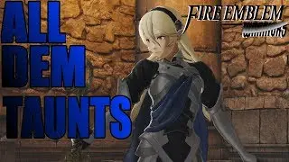 All Fire Emblem Warriors Characters Taunts!