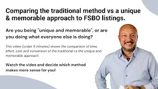 How to win FSBO listings!
