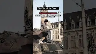 WWII Photos: Then and Now 📸 Must-See Transformations! 🫡 #thenandnow #ww2 #history