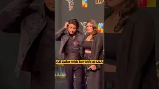 Ali zafar with her wife at Lux Style Awards 2023 ✨ #alizafar #luxstyleawards