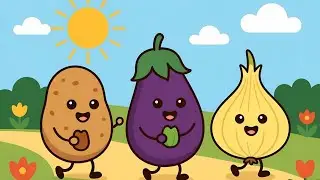 Aloo Kachaloo Aur Pyaaz | Funny Kids Rhyme | Cartoon Song for Children | Nursery Rhyme