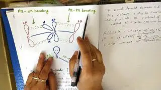 Chemical Bonding|P pi -P pi Bonding|Ppi - Dpi Bonding|Bonding in Sulphur Dioxide SO2, Class 11 CBSE
