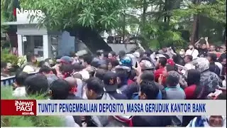 Tuntut Uang Deposito Kembali, Massa Geruduk Kantor Bank Swasta di Makassar #iNewsPagi 28/06