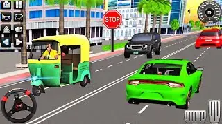 Offroad Rickshaw Driving Simulator 2019 - Taxi Tuk Tuk City Auto Driver - Android GamePlay