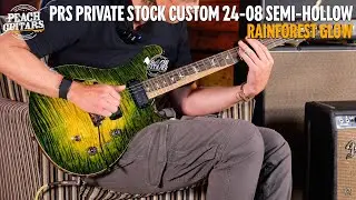PRS Private Stock | Custom 24-08 Semi Hollow - Rainforest Glow