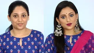 INDIAN FESTIVAL MAKEUP LOOK || SUGAR COSMETICS ONE BRAND TUTORIAL || FOR BEGINNERS IN HINDI ||