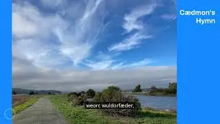 [cc] Singing of C&aelig;dmon&rsquo;s Hymn in Old English by Carmen Acevedo Butcher