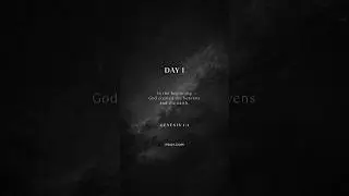 &ldquo;In the beginning, God created.Before light, before life, before time&mdash;there was God. #covenant