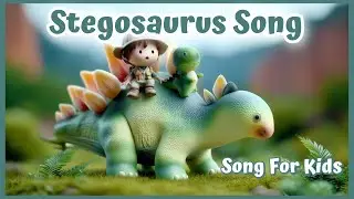 Stegosaurus 🦕 | Dinosaur Song for Kids | Boom Boom Stomp Stomp