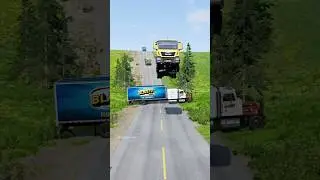 Dump trucks driver crashing part881 #shortvideo #beamngdrive #shorts #india #truck #dumper #usa