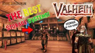 How to Build the best storage systems in Valheim - Tips and Tricks (Under 2.5 Minutes)