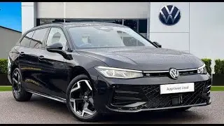 Approved Used Volkswagen Passat R-Line 1.5 eTSI 150PS DSG in Black | KP75LNN | Wrexham Volkswagen