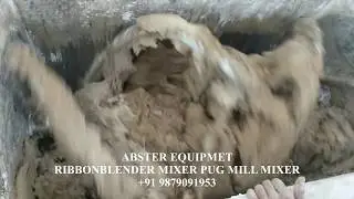 Ribbon Blender | Distemper Pug Mill Mixer | Powder Blending Machine