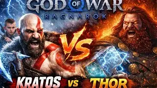 Kratos vs Thor First Fight ⚡ God of War Ragnar&ouml;k | PS5 Gameplay part2