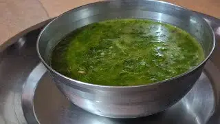 Sardiyon mein Garma garam palak ka sag 🥬