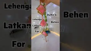 Diy lahenga latkan #wedding #weddingdecor #weddingdress #weddinglook @thecraftyGul