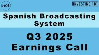 Spanish Broadcasting System Q3 2025 Earnings Call