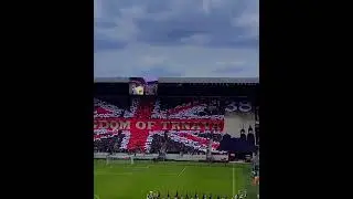King of Trnava &uacute;žasne choreo pred z&aacute;pasom.  #trnava #football