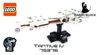 Darth Block Builds the Tantive IV from Lego Star Wars, Celebrating 25 years!