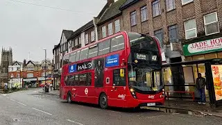 Full Route Visual | 407: Caterham to Sutton Town Centre 