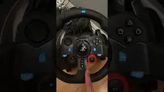 Pressing the PlayStation button on my Logitech G29 steering wheel