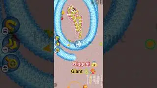 🐍🔥 WORMSZONE.IO 001 BIGGEST SLITHER WORM 🐍 TOP 01 | EPIC PRO GAMEPLAY #shorts