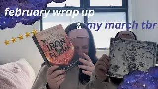 all the books I read in February & my March tbr 🌼 🎾🌨🧬💕