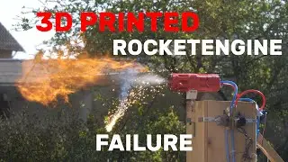 3D printed Rocketengine testing | Complete Hot Fire Test | Building a Rocket Engine Part. 3