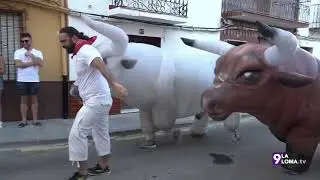 Feria de Rus 2024 · Encierro Infantil Toros Hinchables